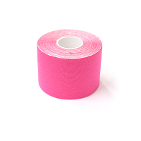 Кинезиотейп. Классический. 100% хлопок. 5см*5м (розовый)