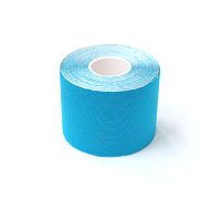 Кинезиотейп. Искусственный шелк. 5cm*5m (голубой)